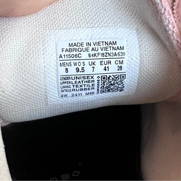 NEW Womens Size 9.5 Converse Run Star Trainer Flamingo Fade Egret Suede Sneaker - Picture 8 of 9